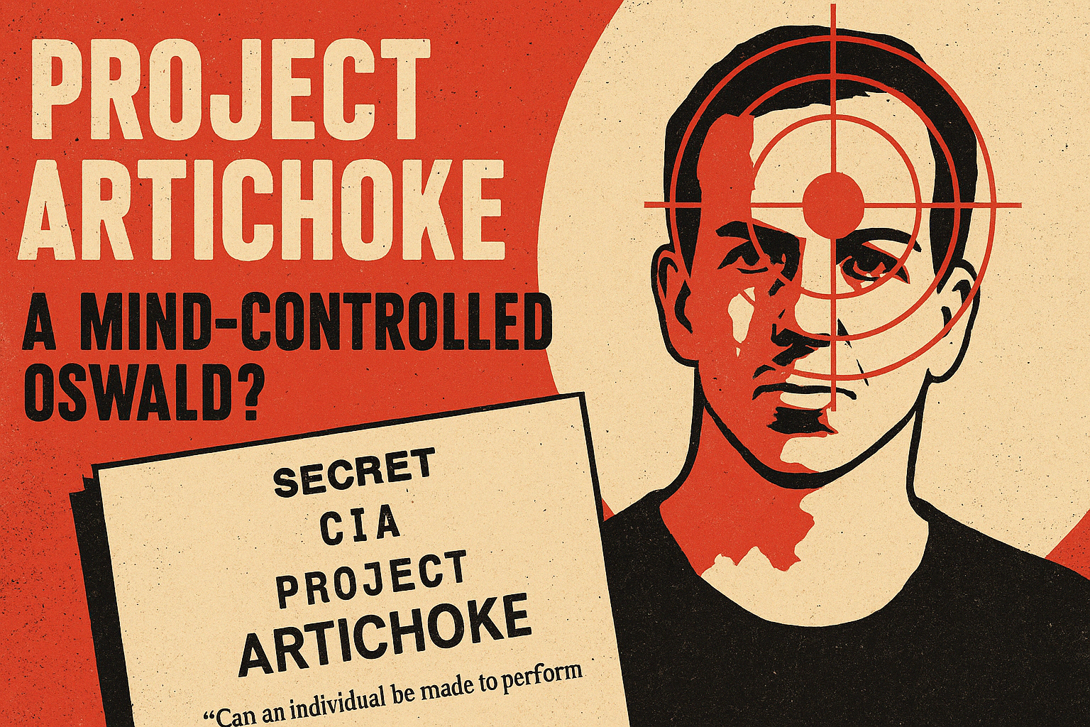 Project ARTICHOKE: The Mind Control Files That Point to a Second Shooter-Inside Oswald’s Own Head