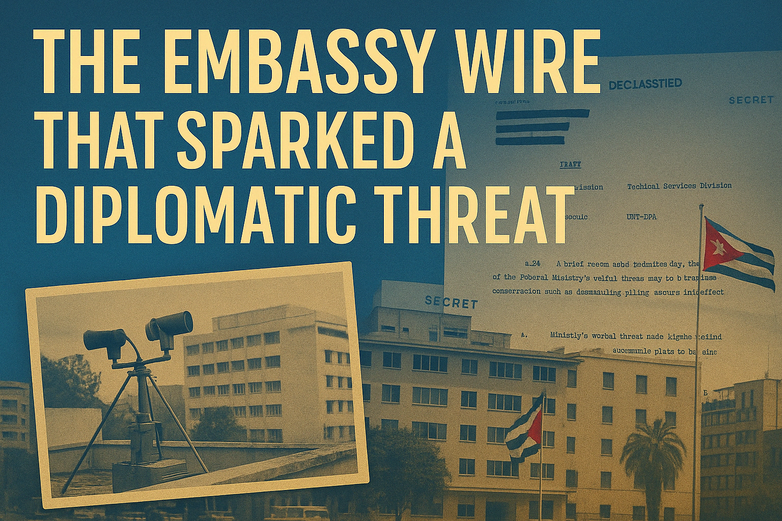 The Embassy Wire That Sparked A Diplomatic Threat