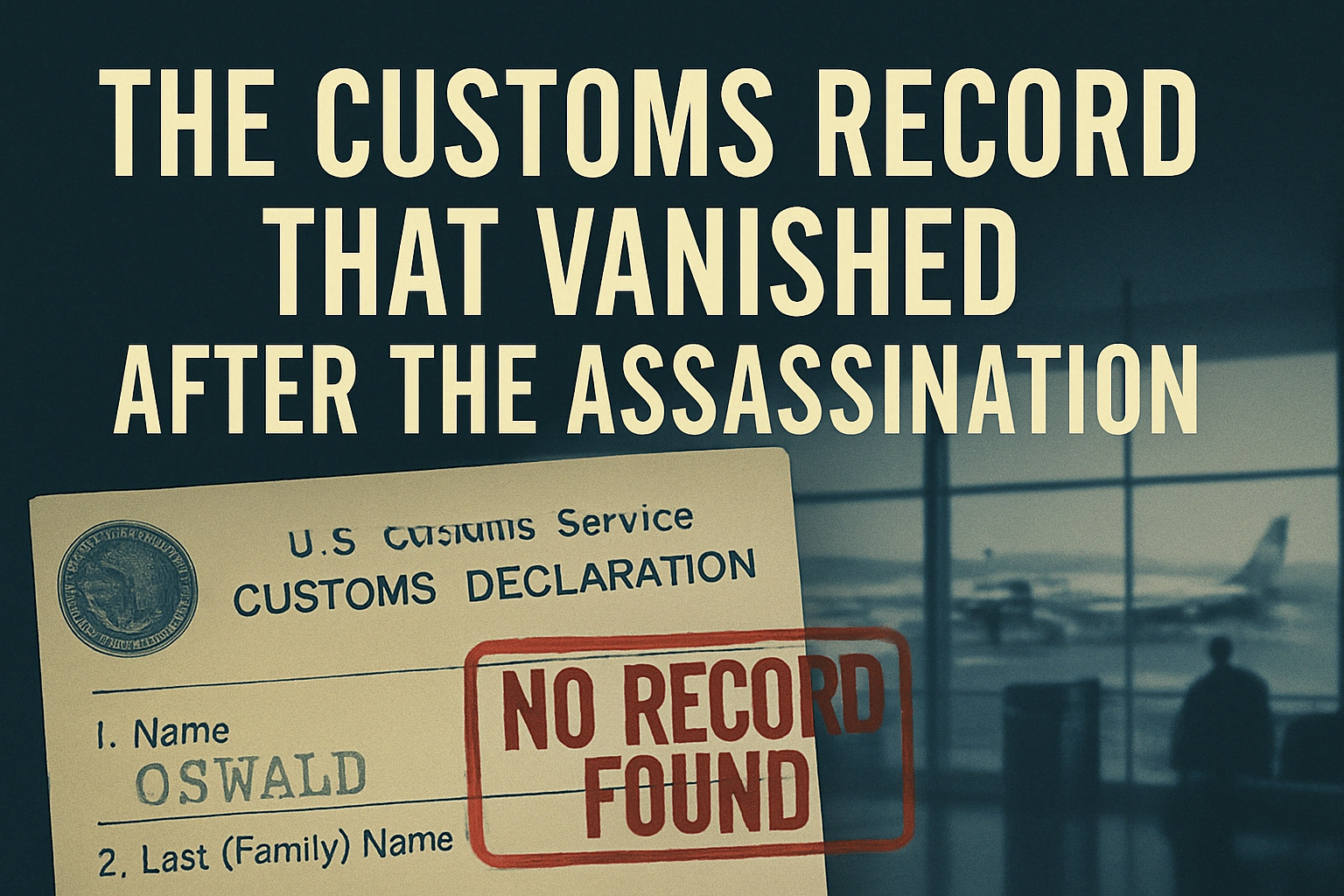 The Customs Record That Vanished After the Assassination