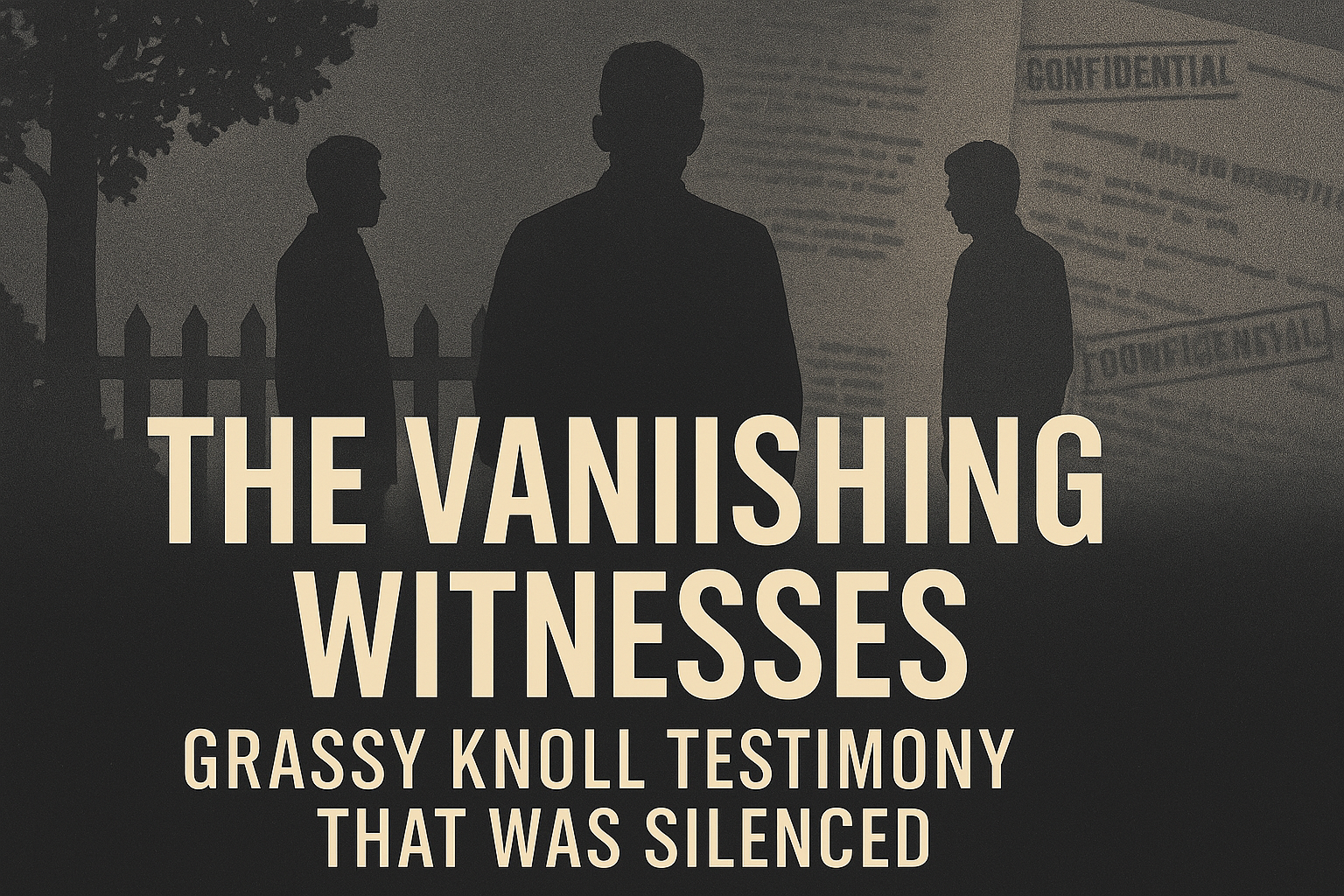 The Vanishing Witnesses: Grassy Knoll Testimony That Was Silenced