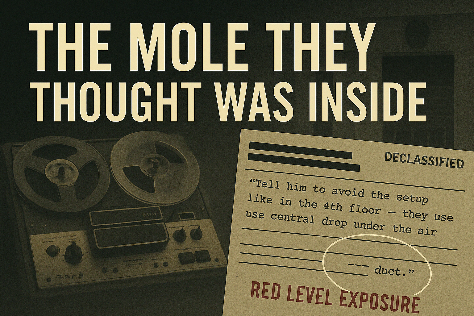 The JFK Assassination Mole They Thought Was Inside